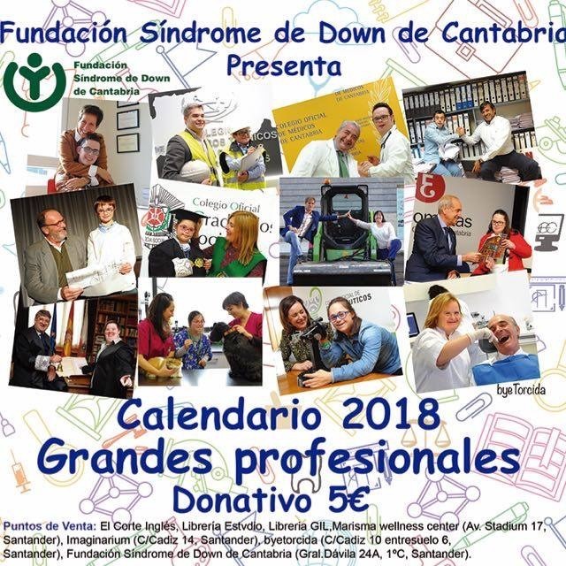 imagen de Calendario 2018 Fundación Síndrome Down Cantabria