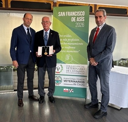 imagen El Colegio Veterinario de Cantabria concede su primera Medalla de Oro al Colegio de Veterinarios de Ceuta
